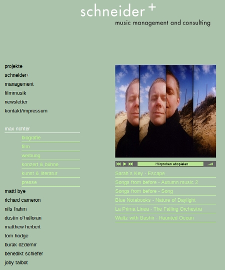 schneider+ music management and consulting